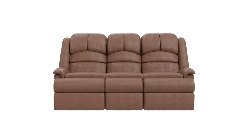 Cozy Reclining Sofa 3D Model - Professional 3D Model Render 11