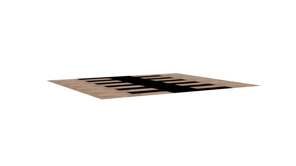 Realistic Wooden Flooring 3D Model - Professional 3D Model Render 7