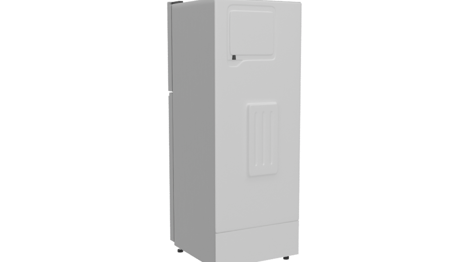 Top Mount Refrigerator 3D Model - Professional 3D Model Render 4