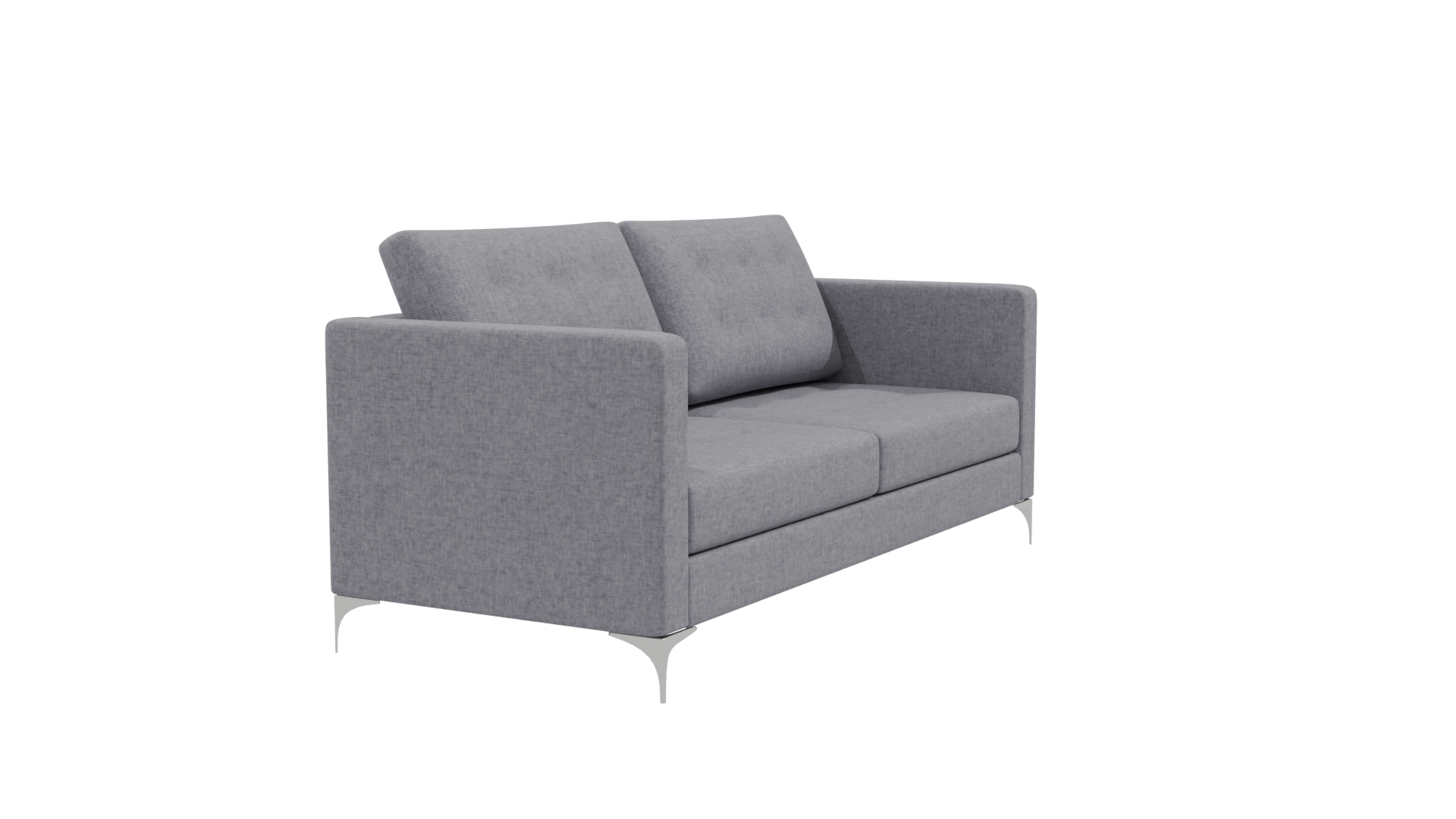 Modern Gray Sofa 3D Model - Professional 3D Model Render 24