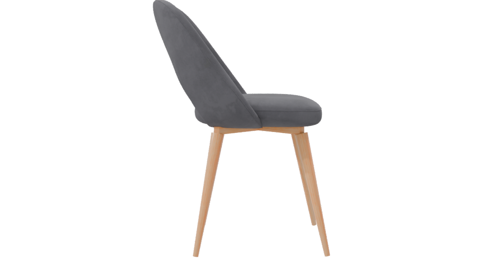 Stylish Modern Dining Chair 3D - Professional 3D Model Render 8
