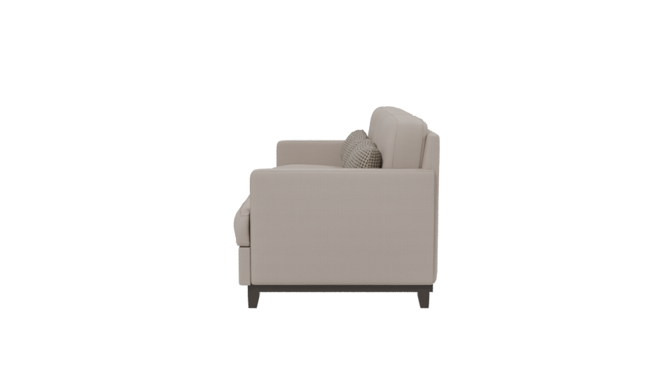 Contemporary Fabric Sofa 3D Model - Professional 3D Model Render 2