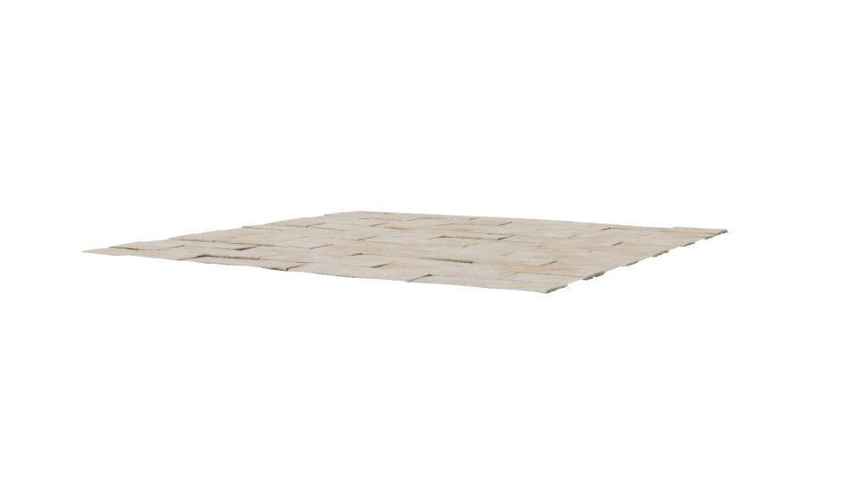 Stylized Stone Paving Surface - Professional 3D Model Render 6