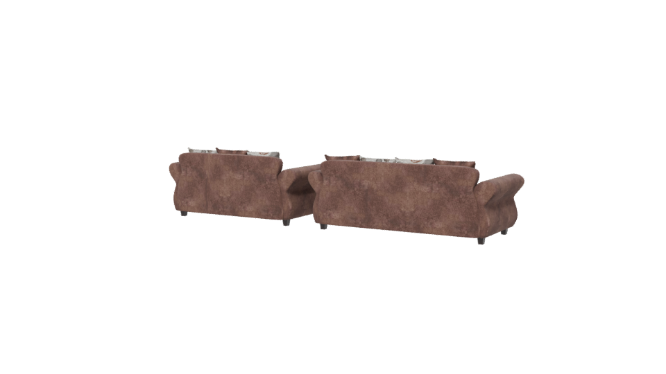 Elegant Sofa Set 3D Model - Professional 3D Model Render 6