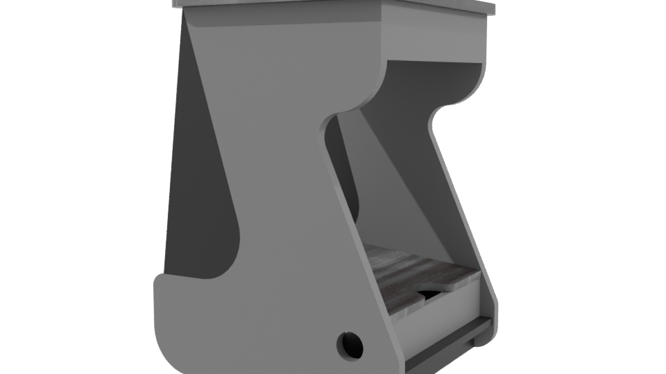 Stylish Modern Shelf Unit 3D - Professional 3D Model Render 3