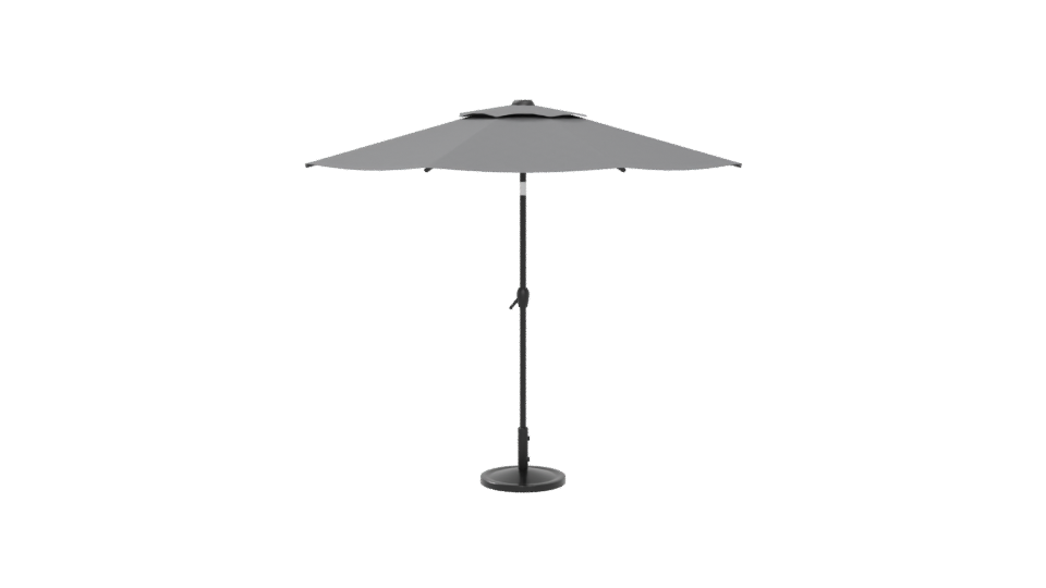 Stylish Outdoor Patio Umbrella 3D - Professional 3D Model Render 5