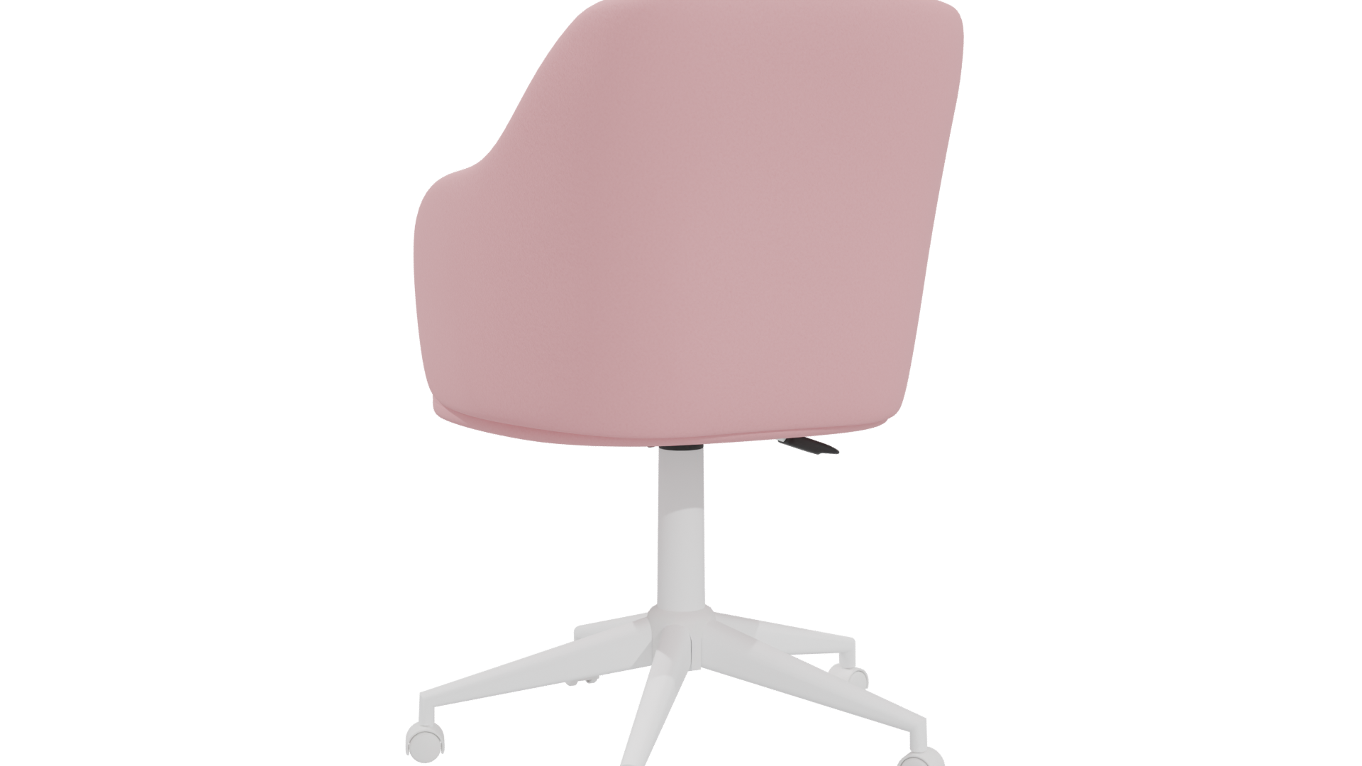 Stylish Pink Office Chair 3D - Professional 3D Model Render 16