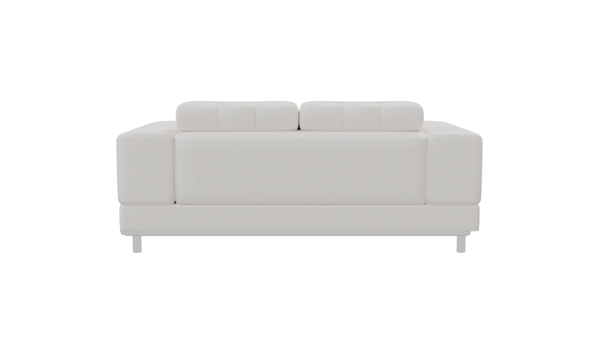Stylish White Sofa 3D Model - Professional 3D Model Render 8