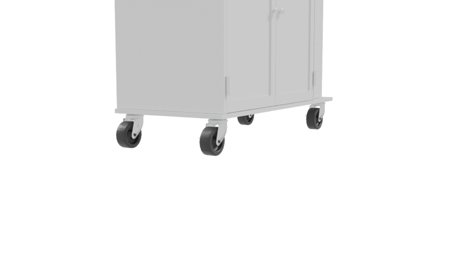 Stylish Kitchen Cart Model 3D - Professional 3D Model Render 9