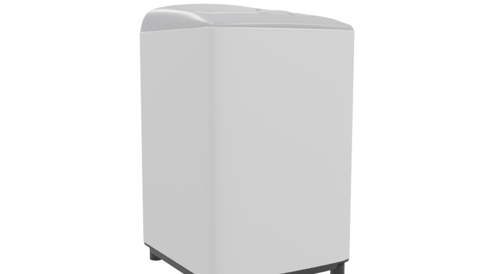 Compact Modern Washing Machine 3D Model - Professional 3D Model Render 10