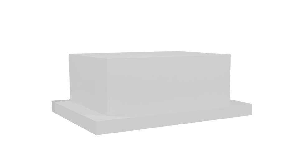 Contemporary Minimalist Display Base - Professional 3D Model Render 4