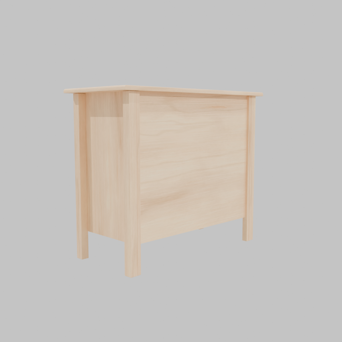 Cómoda Berlin 4 cajones natural