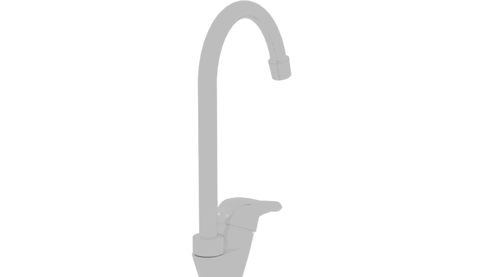 Stylish Kitchen Faucet 3D Model - Professional 3D Model Render 9