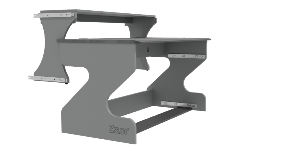 Stylish Modern Office Desk 3D Model - Professional 3D Model Render 9