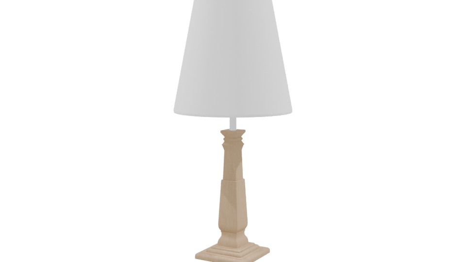 Elegant Table Lamp 3D Model - Professional 3D Model Render 9