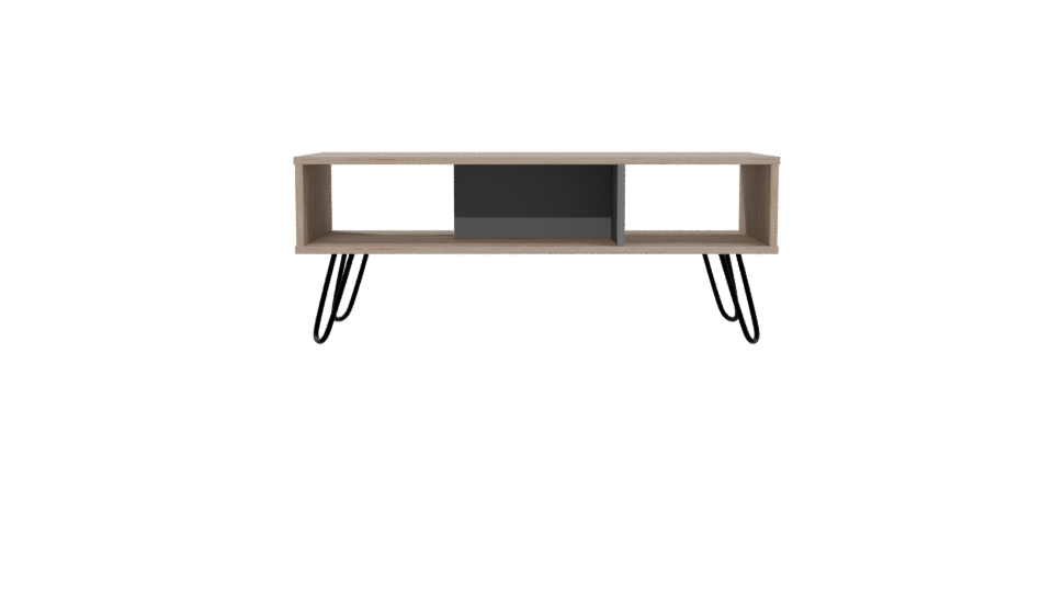 Stylish Wooden Coffee Table 3D - Professional 3D Model Render 5