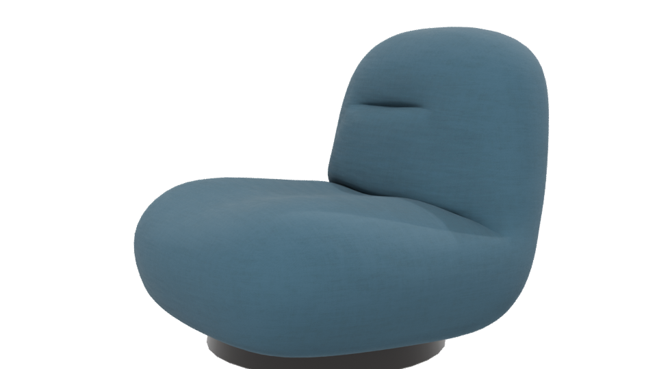 Stylish Modern Lounge Chair 3D - Professional 3D Model Render 13