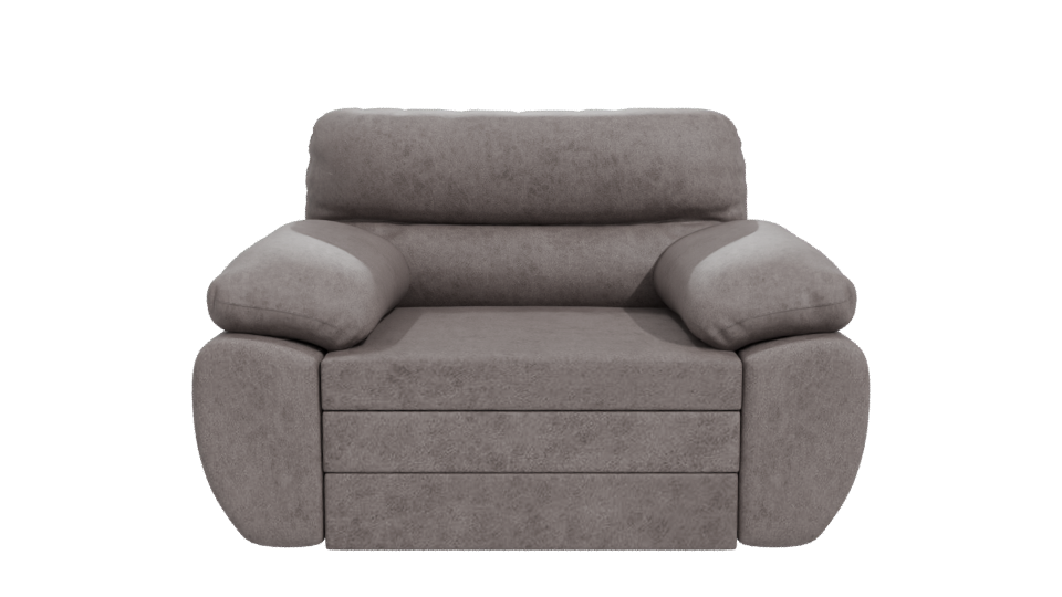 Contemporary Upholstered Living Room Chair 3D Model - Professional 3D Model Render 11
