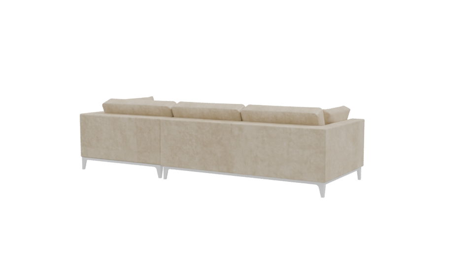 Contemporary Sofa Sectional 3D Model - Professional 3D Model Render 9
