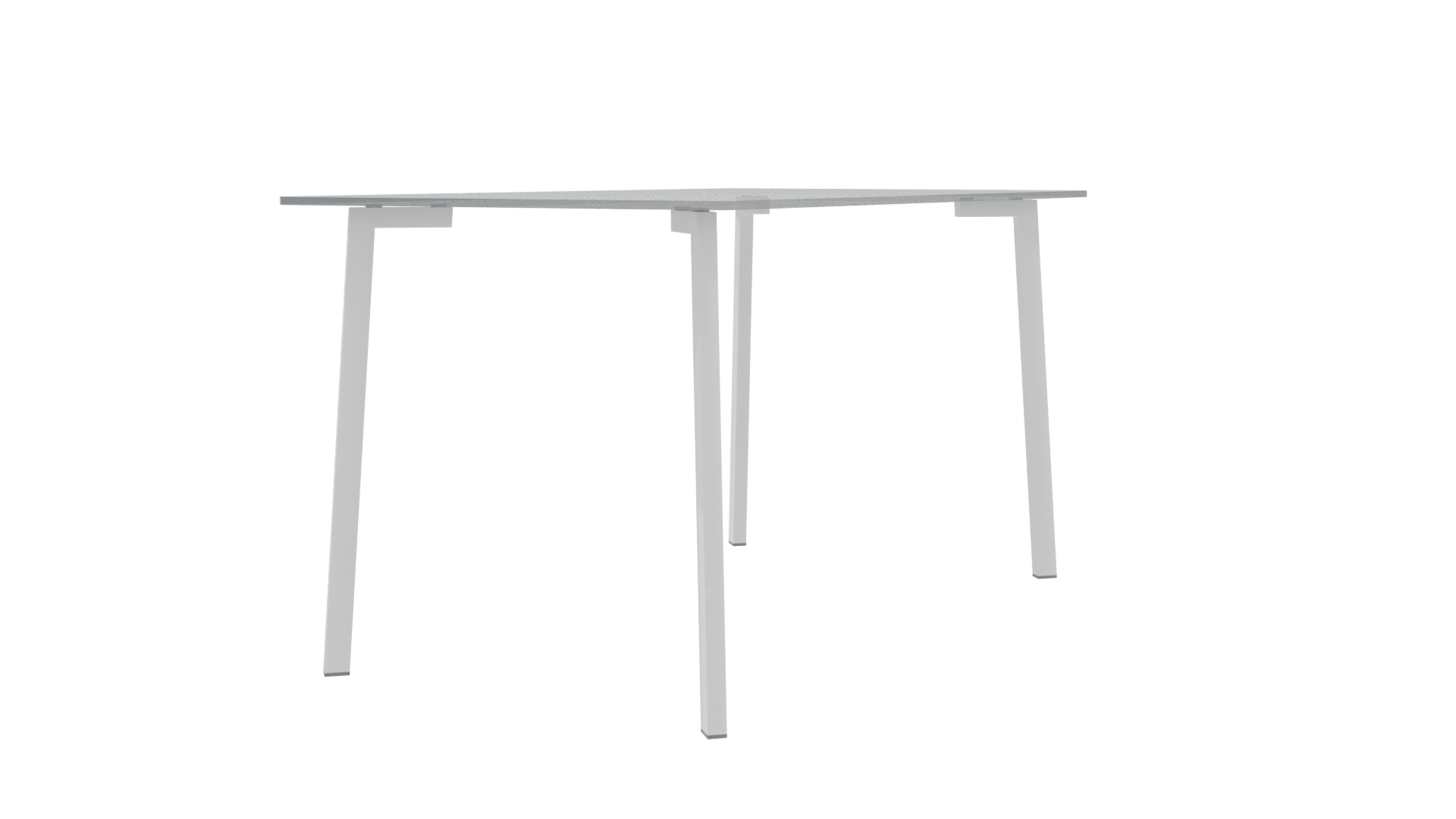 Minimalist Glass Dining Table 3D - Professional 3D Model Render 21