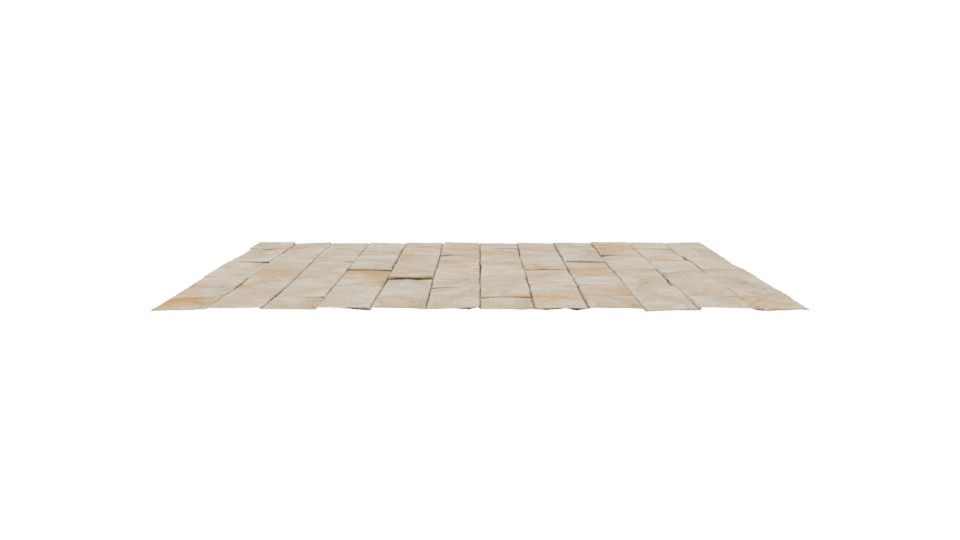 Stylized Stone Paving Surface - Professional 3D Model Render 2