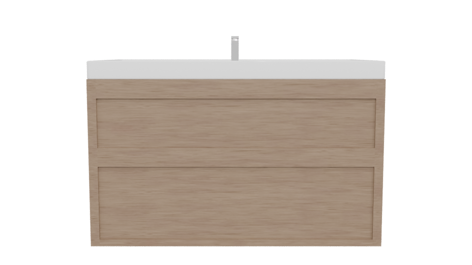 Elegant Wooden Bathtub Model - Professional 3D Model Render 5