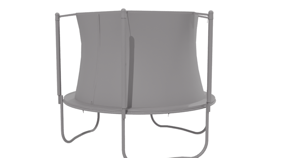 Outdoor Safety Trampoline Model 3D - Professional 3D Model Render 13
