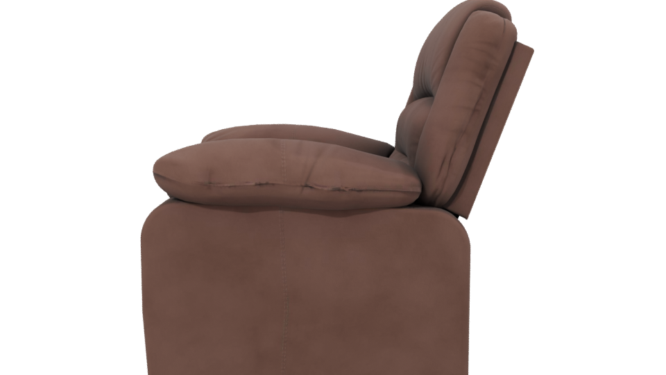 Stylish Recliner Chair 3D Model - Professional 3D Model Render 2