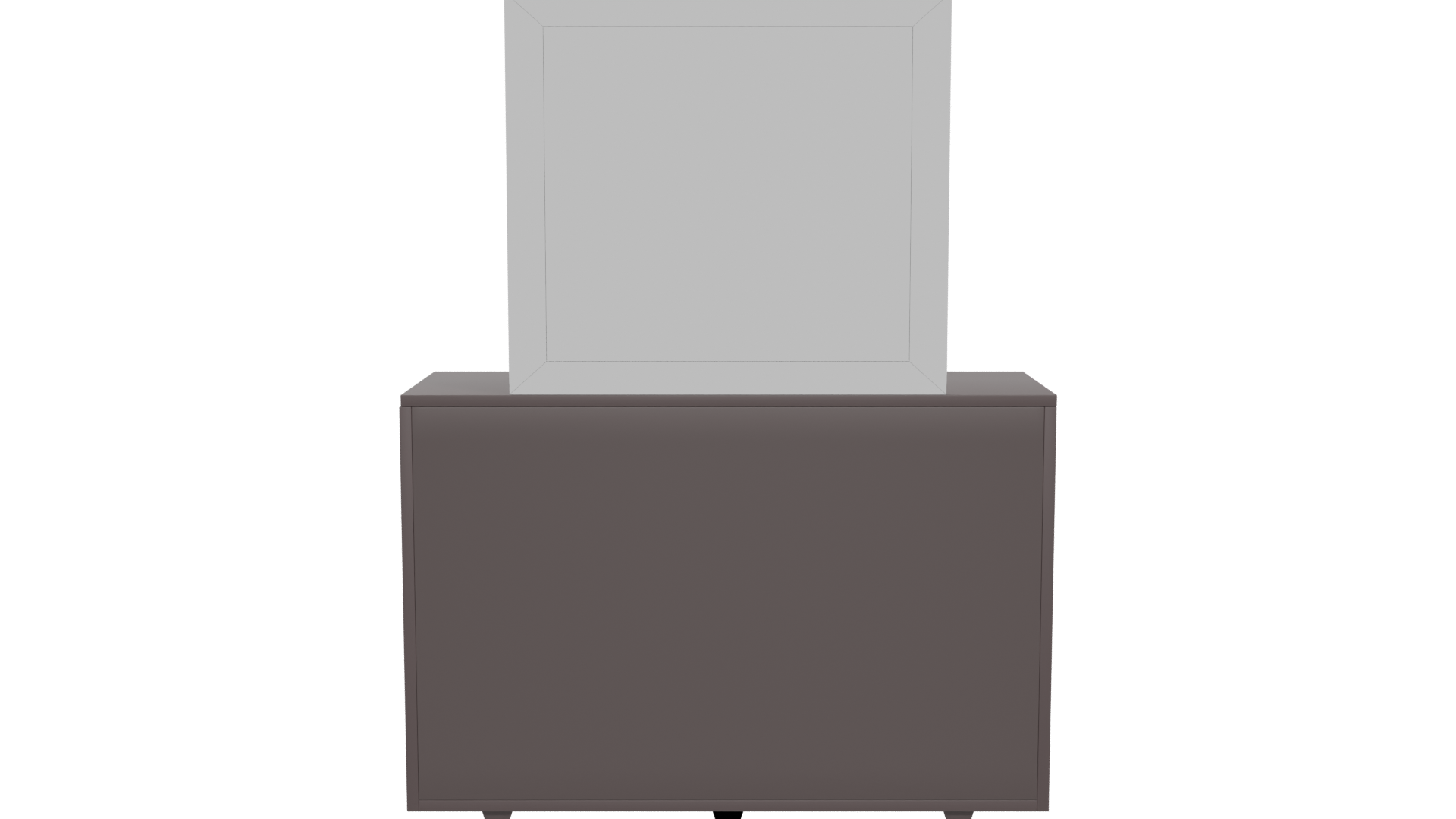 Stylish Modern Dresser Set 3D - Professional 3D Model Render 5