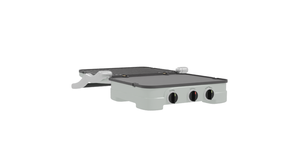 Compact Electric Grill 3D Model - Professional 3D Model Render 10