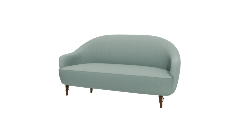 Stylish Modern Fabric Sofa 3D Model - Professional 3D Model Render 12