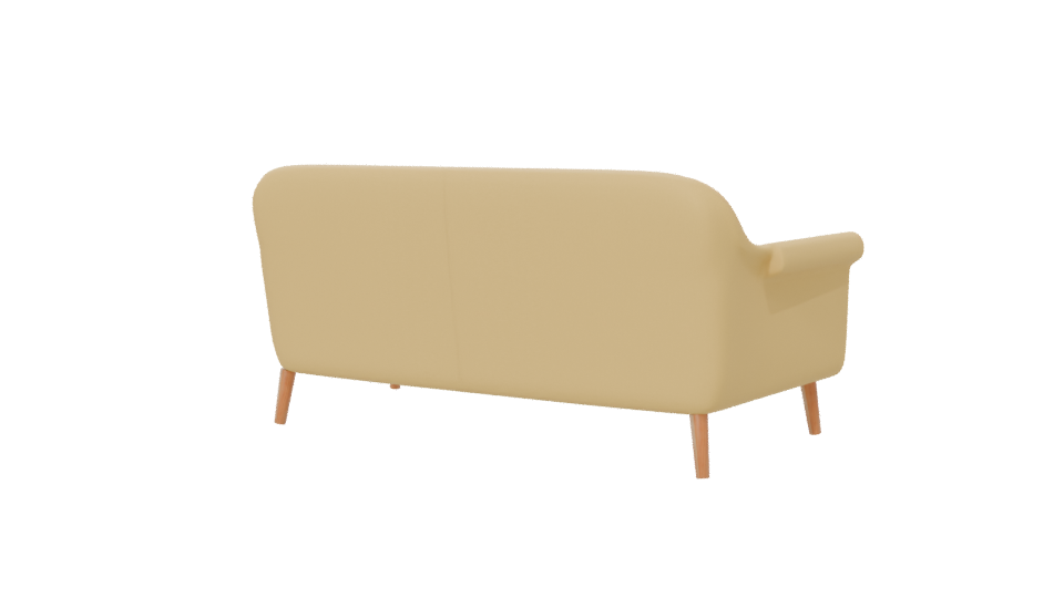 Stylish Modern Sofa 3D Model - Professional 3D Model Render 6