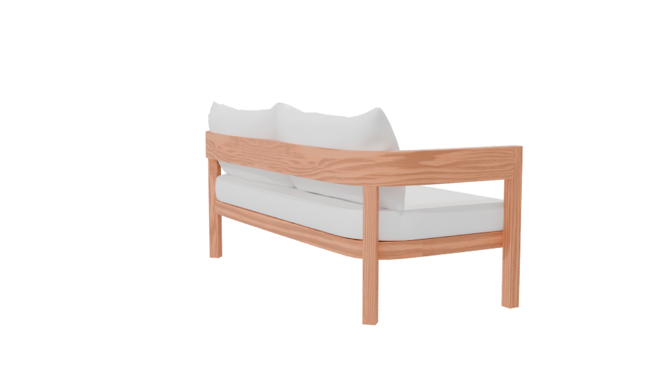 Modern Sofa 3D Model - Professional 3D Model Render 7