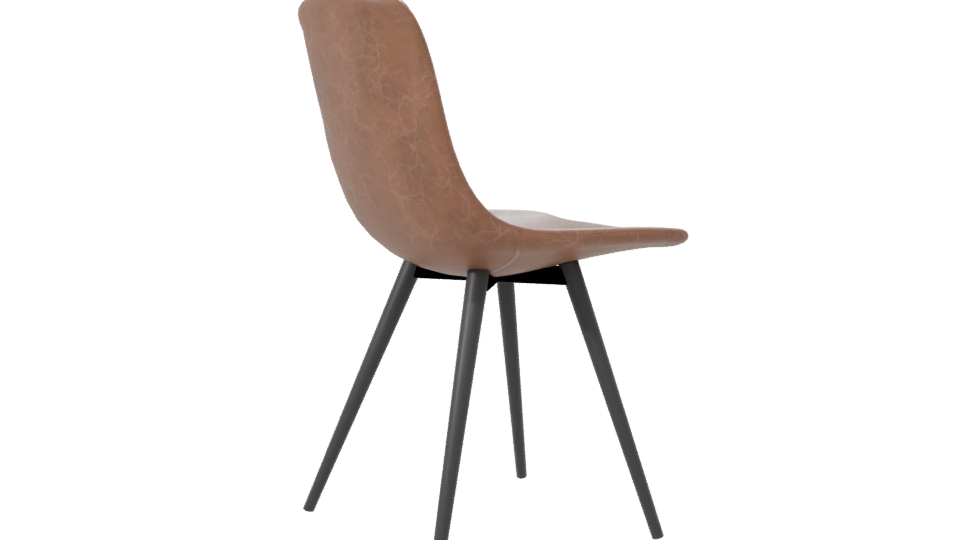 Stylish Modern Dining Chair 3D - Professional 3D Model Render 7