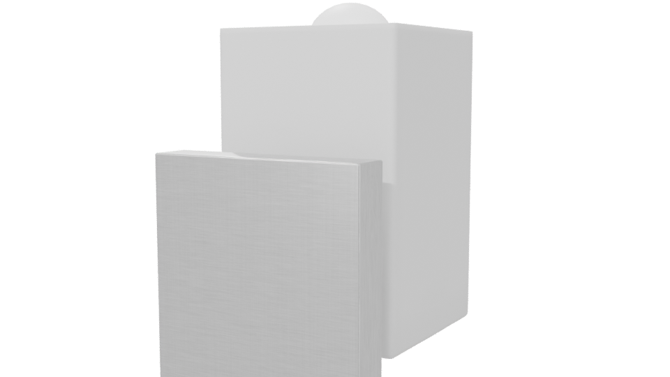 Minimalist White Paper Towel Dispenser 3D Model - Professional 3D Model Render 6