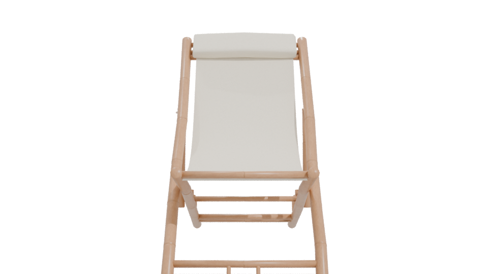 Stylish Outdoor Lounger 3D Model - Professional 3D Model Render 11