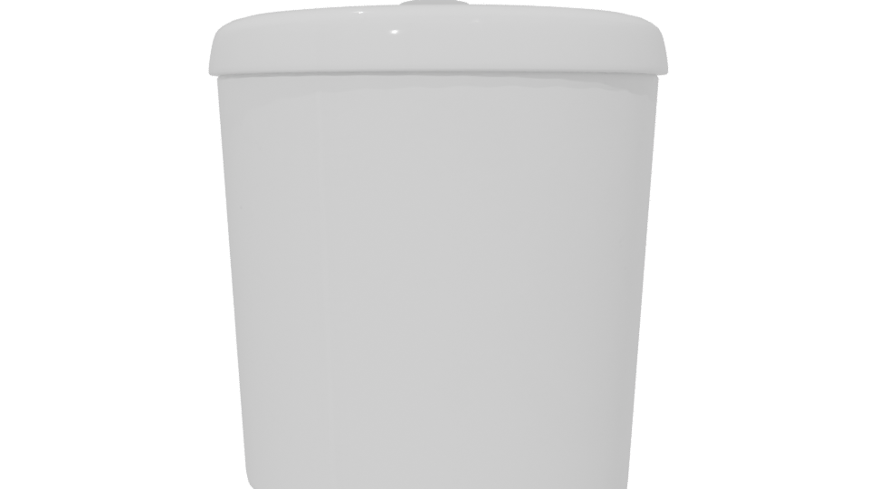 Sleek White Storage Container 3D - Professional 3D Model Render 6