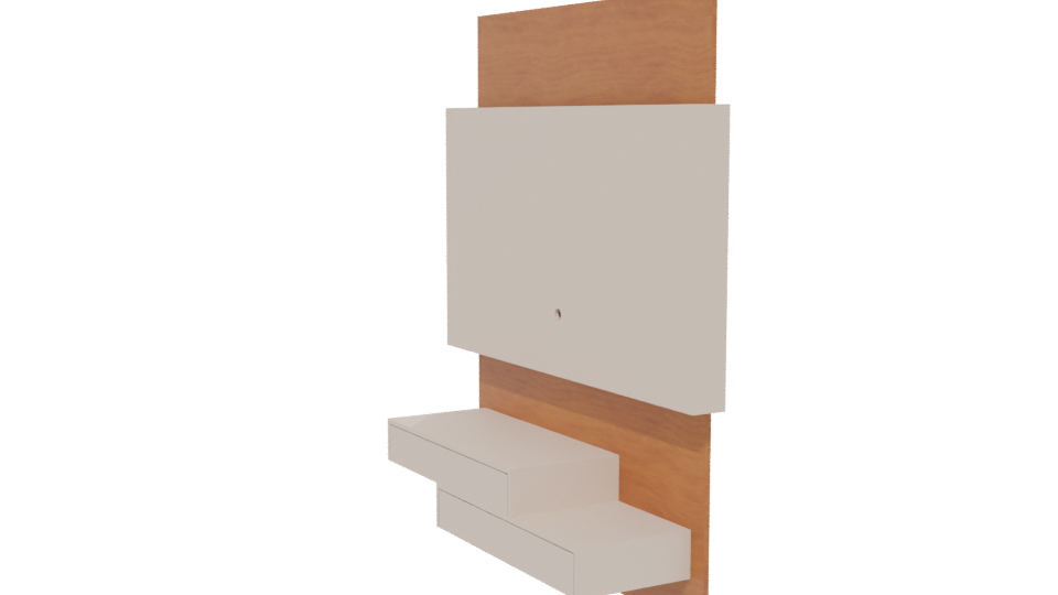 Modern Minimalist Wall Cabinet 3D - Professional 3D Model Render 13