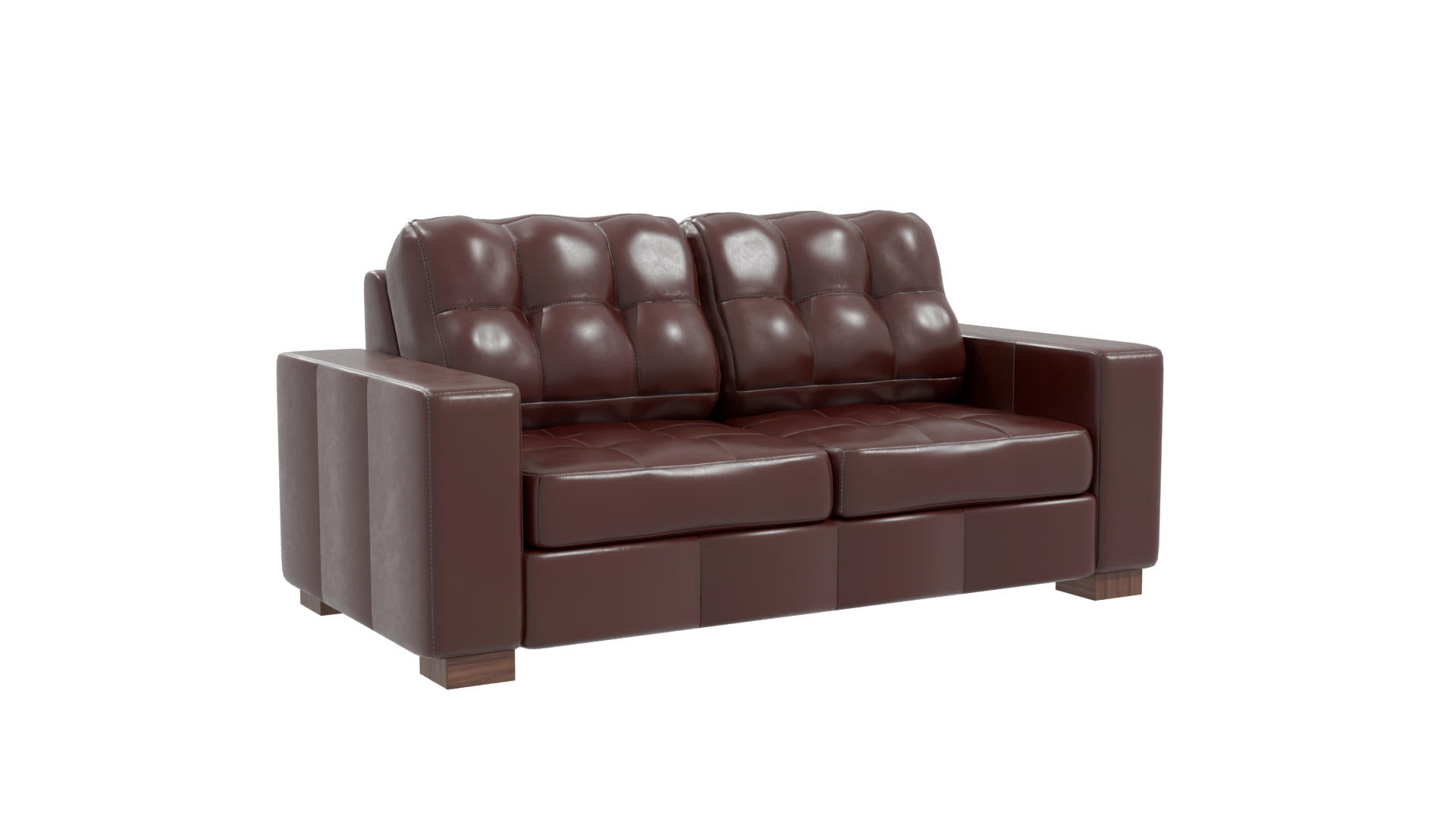 Luxurious Leather Sofa 3D Model - Professional 3D Model Render 10