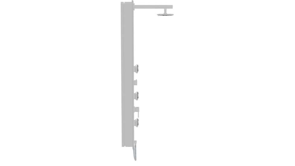 Sleek Shower Panel 3D Model - Professional 3D Model Render 8