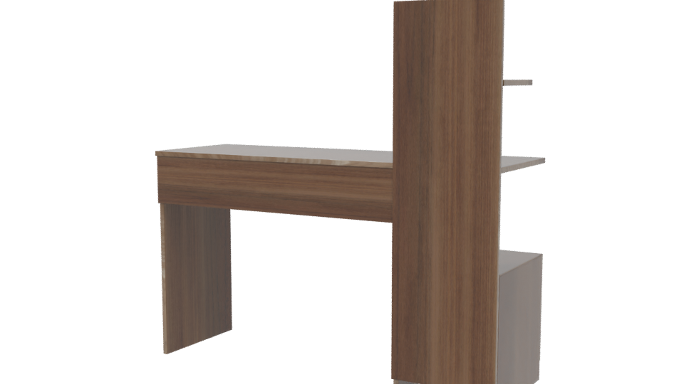 Stylish Modern Office Desk 3D - Professional 3D Model Render 6