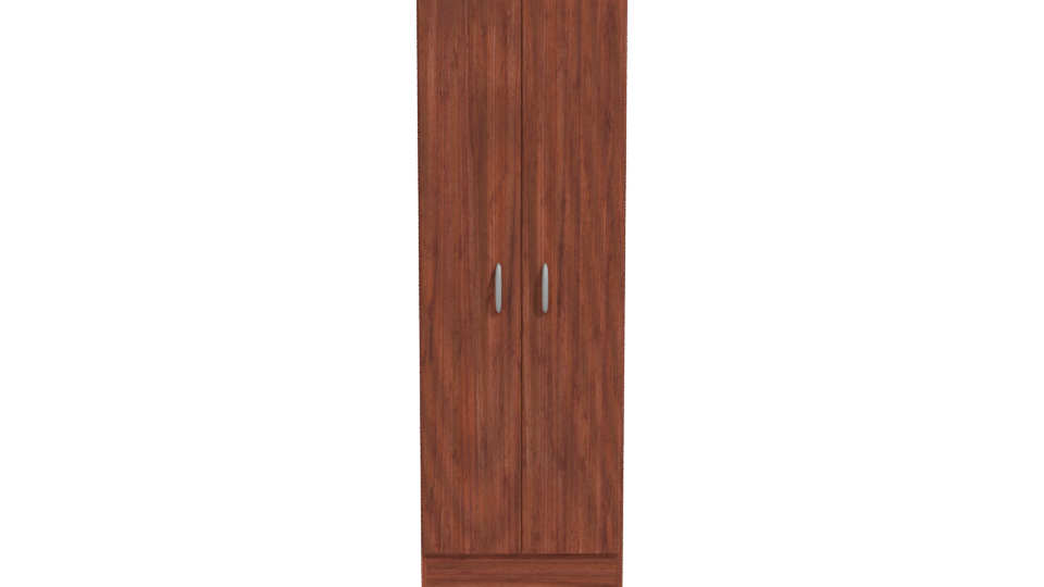 Stylish Wooden Wardrobe Model - Professional 3D Model Render 11