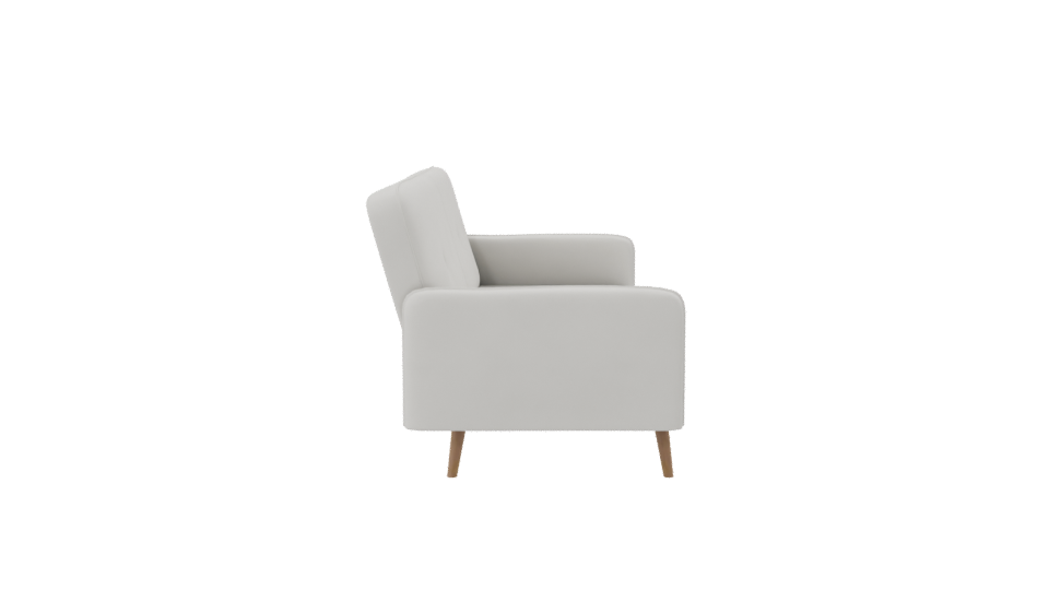 Minimalist White Sofa 3D Model - Professional 3D Model Render 8
