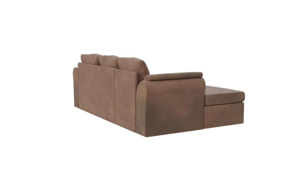 Stylish Corner Sofa 3D Model - Professional 3D Model Render 7