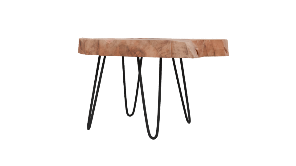 Stylish Wooden Coffee Table 3D Model - Professional 3D Model Render 12