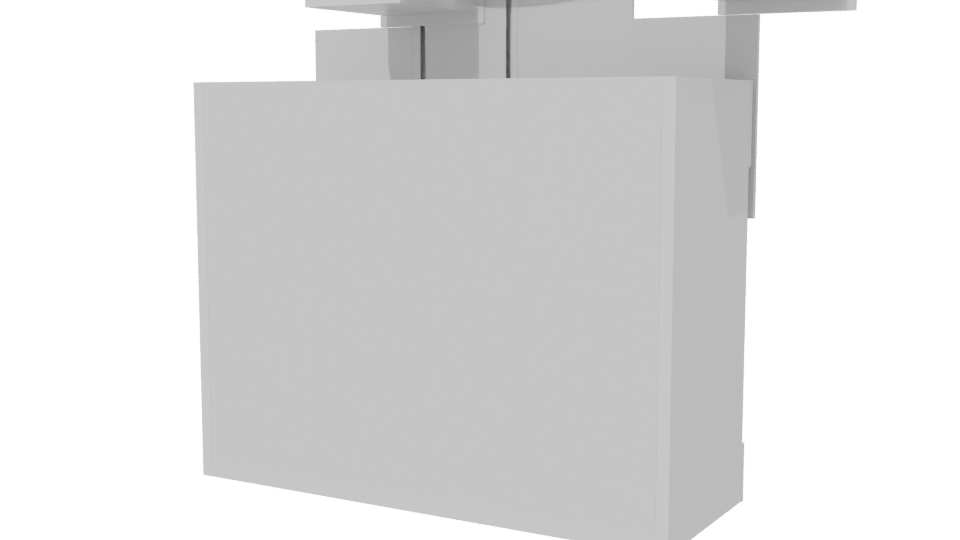 Contemporary Bathroom Vanity Unit 3D Model - Professional 3D Model Render 6