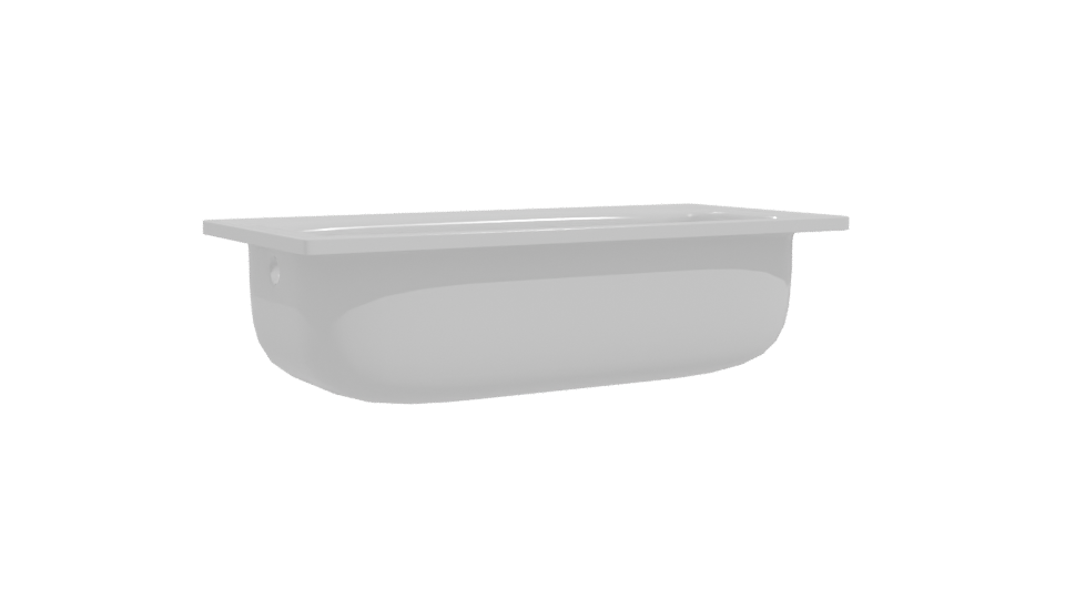 Stylish Rectangular Serving Dish 3D - Professional 3D Model Render 10