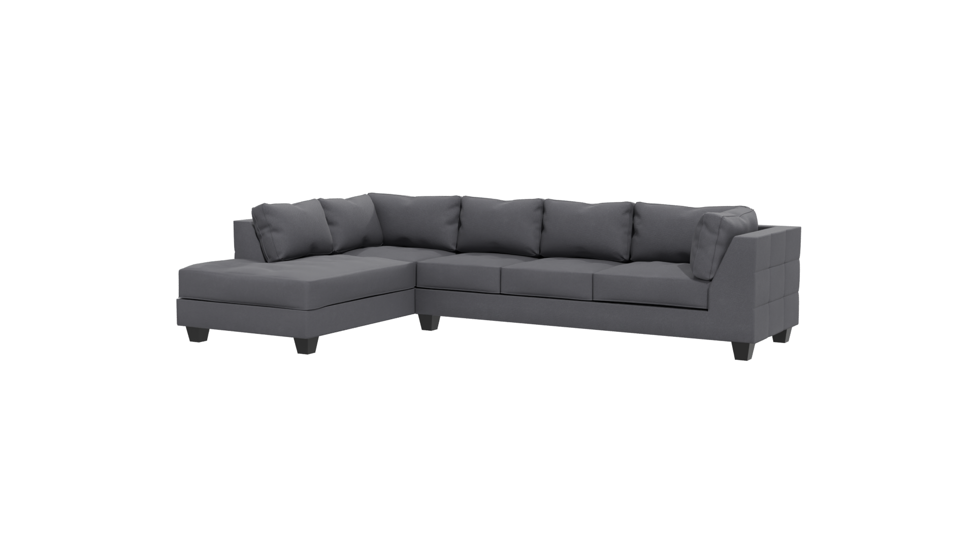 Stylish Modern Sectional Sofa 3D Model - Professional 3D Model Render 12