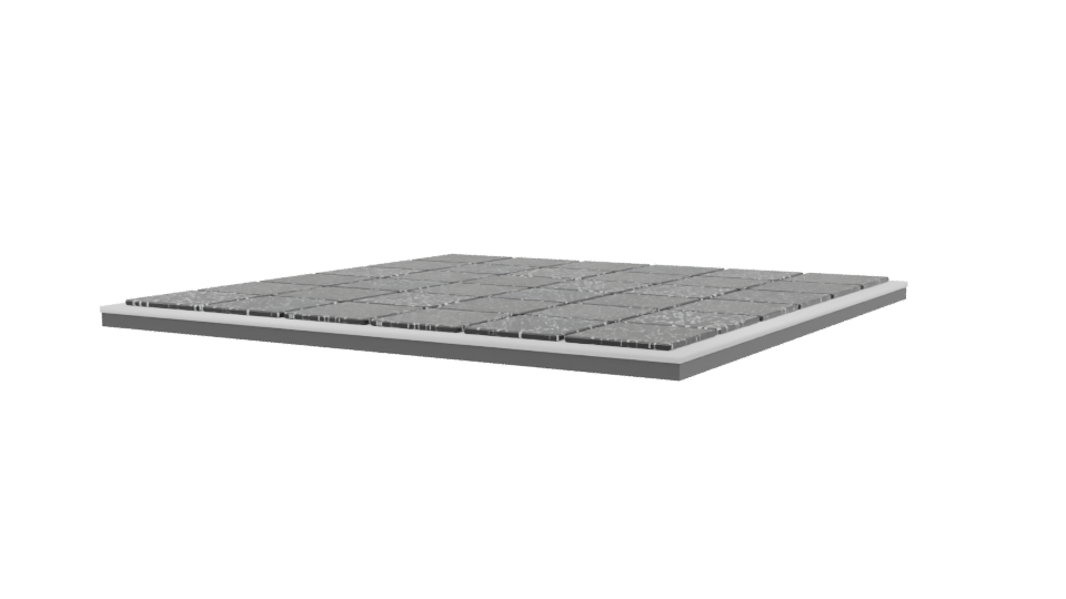 Stylish Dark Marble Floor Tile 3D Model - Professional 3D Model Render 9