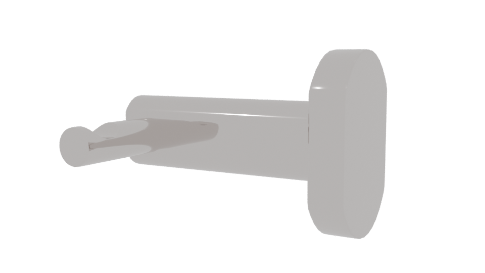 Stylish Wall Hook 3D Model - Professional 3D Model Render 3